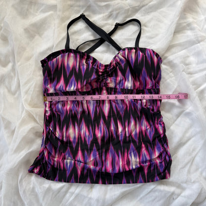 Colorful tankini top