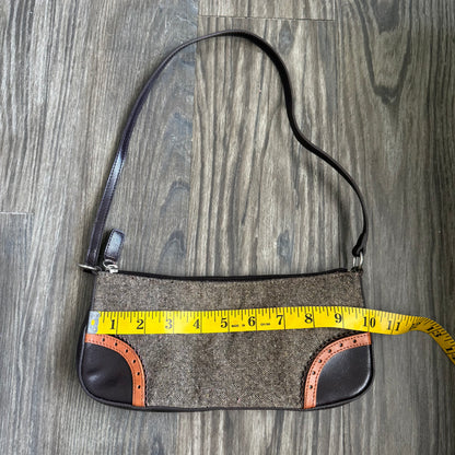 Express brown shoulder bag