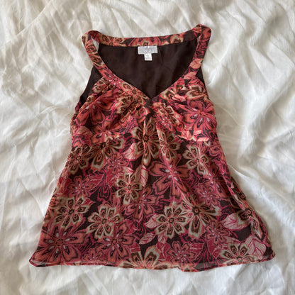 summer boho flower cami