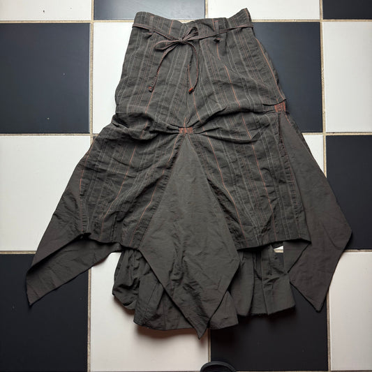 Euro grunge maxi skirt