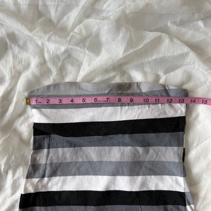Striped tube top