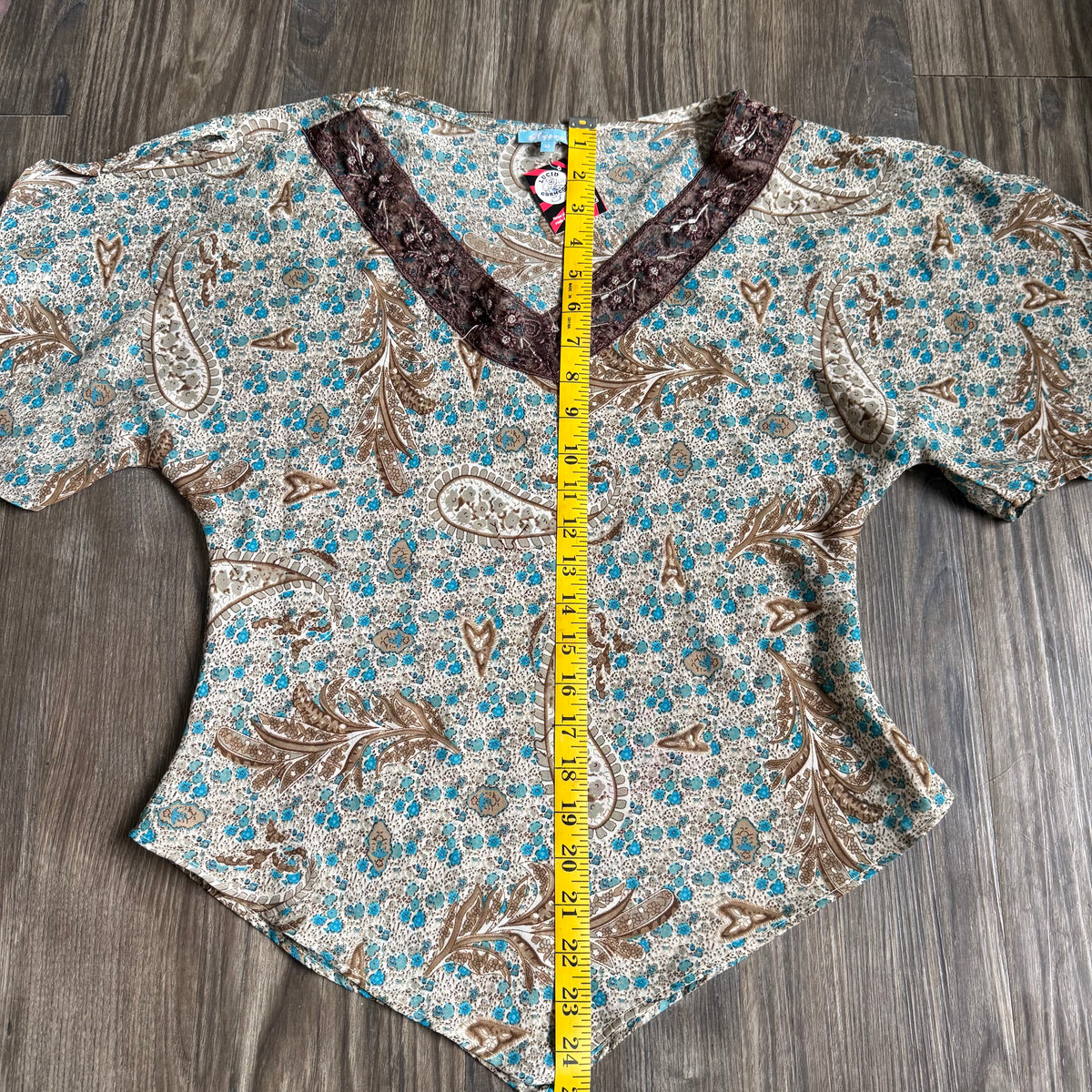 Forever paisley flared top