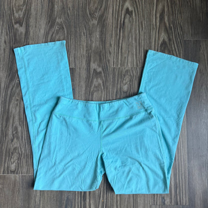 2000s turquoise leggings