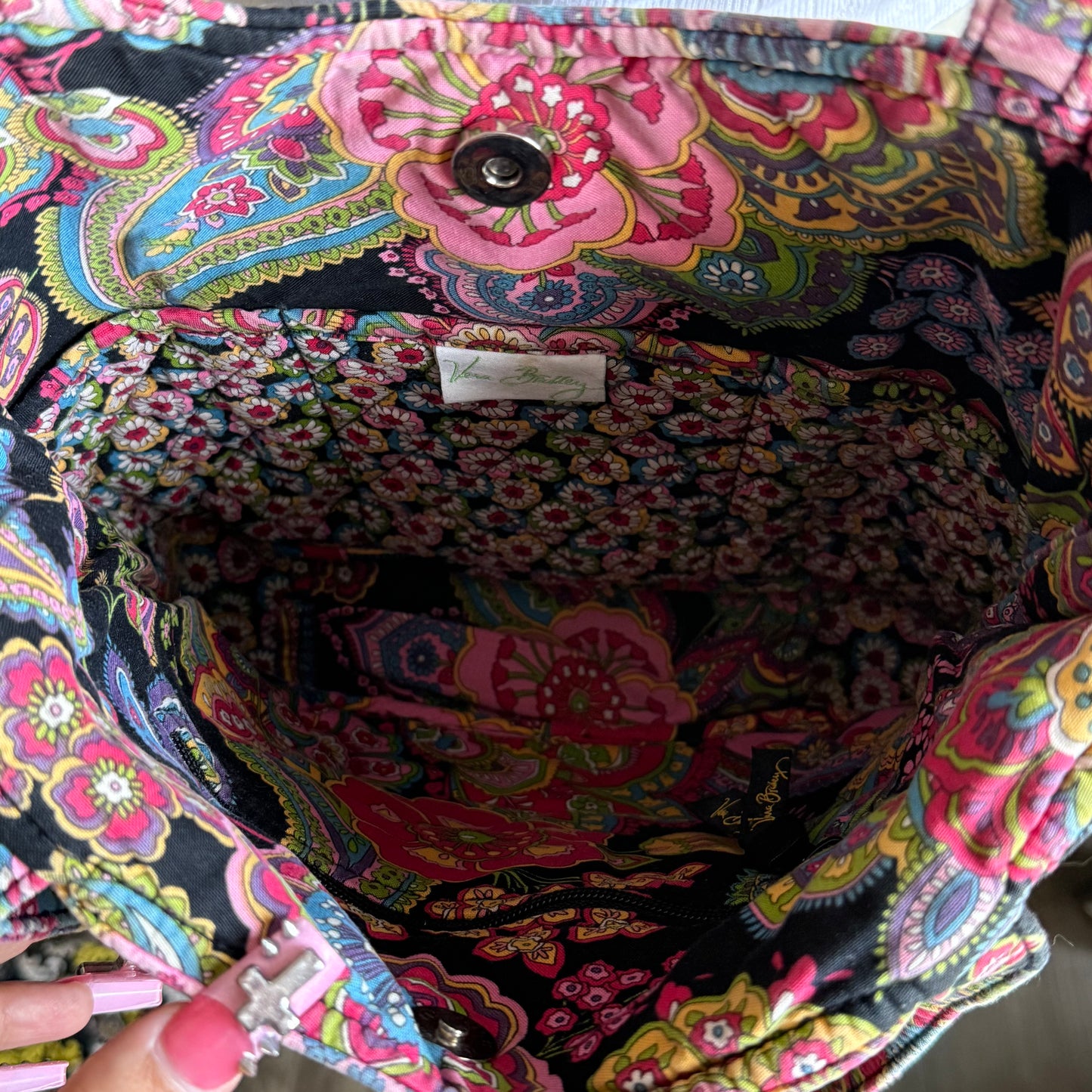 Vera Bradley quilted shoulder bag
