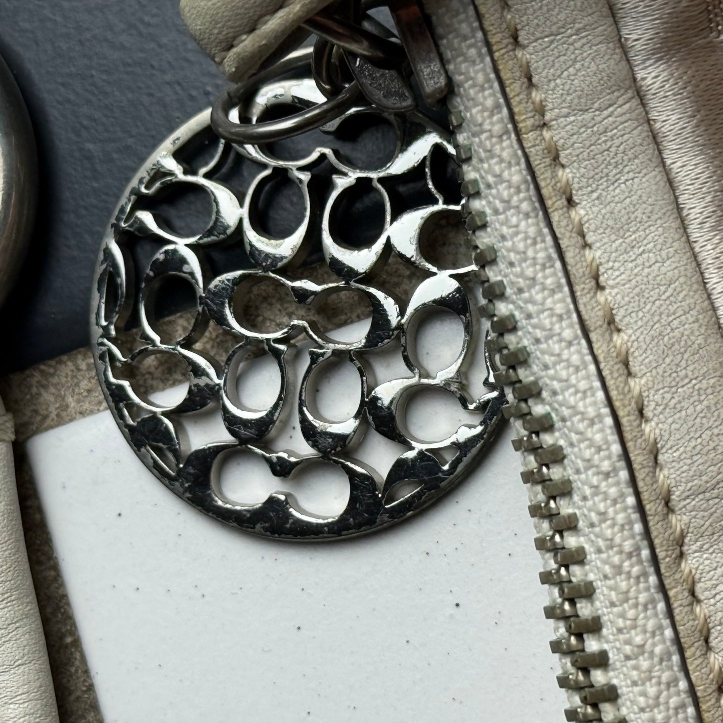 Coach signature hobo shoulder bag