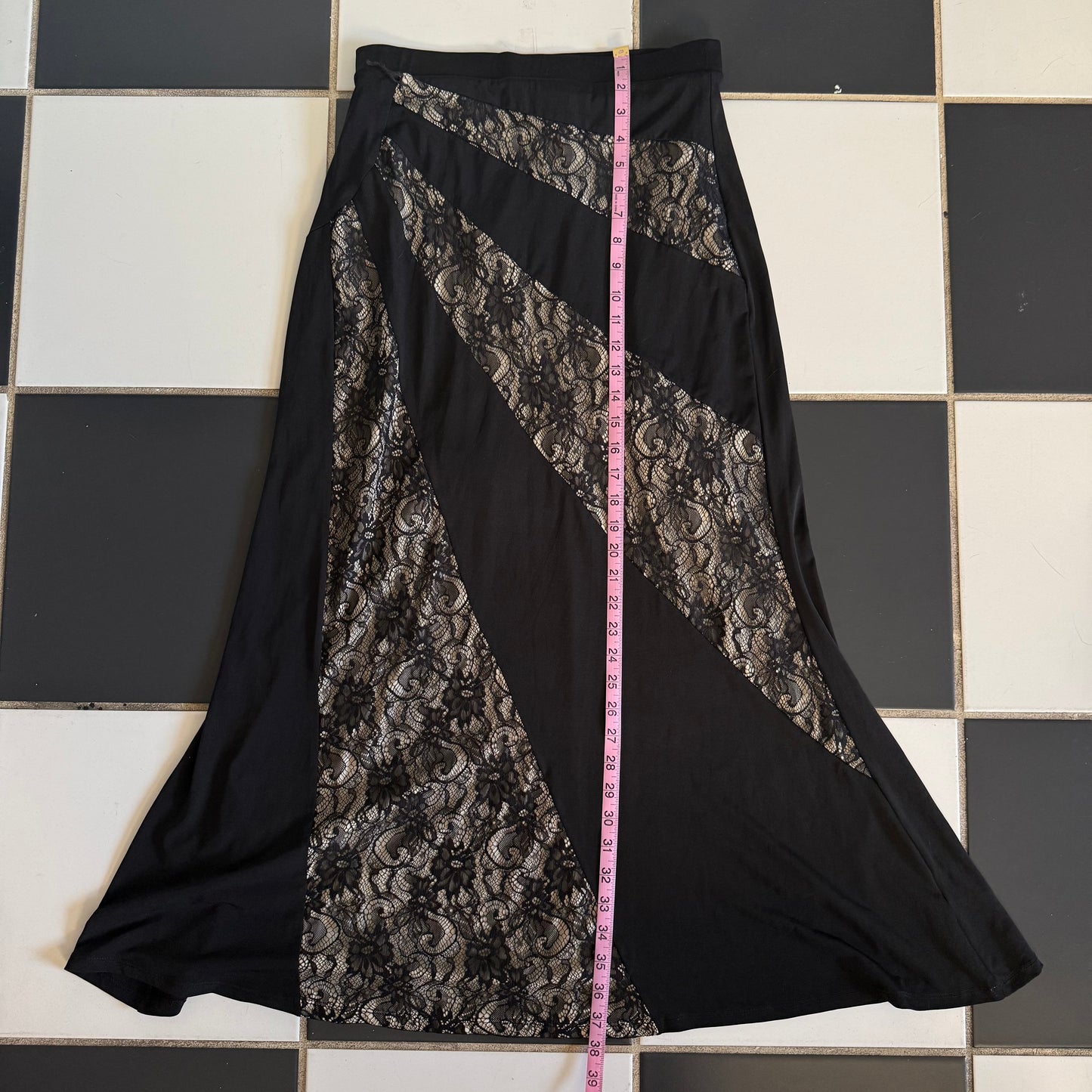 Evening lace maxi