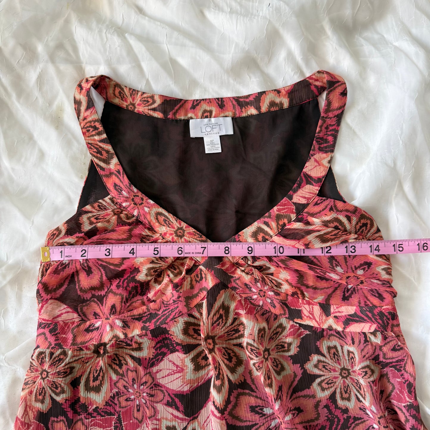 summer boho flower cami