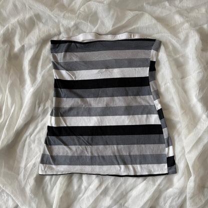 Striped tube top