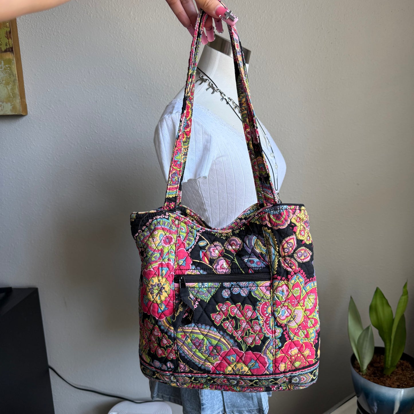 Vera Bradley quilted shoulder bag