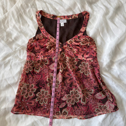 summer boho flower cami