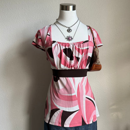 Abby’s swirl babydoll top