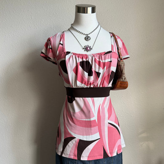 Abby’s swirl babydoll top