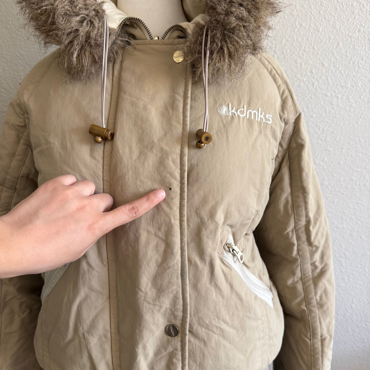AKDMKS reversible puffer jacket