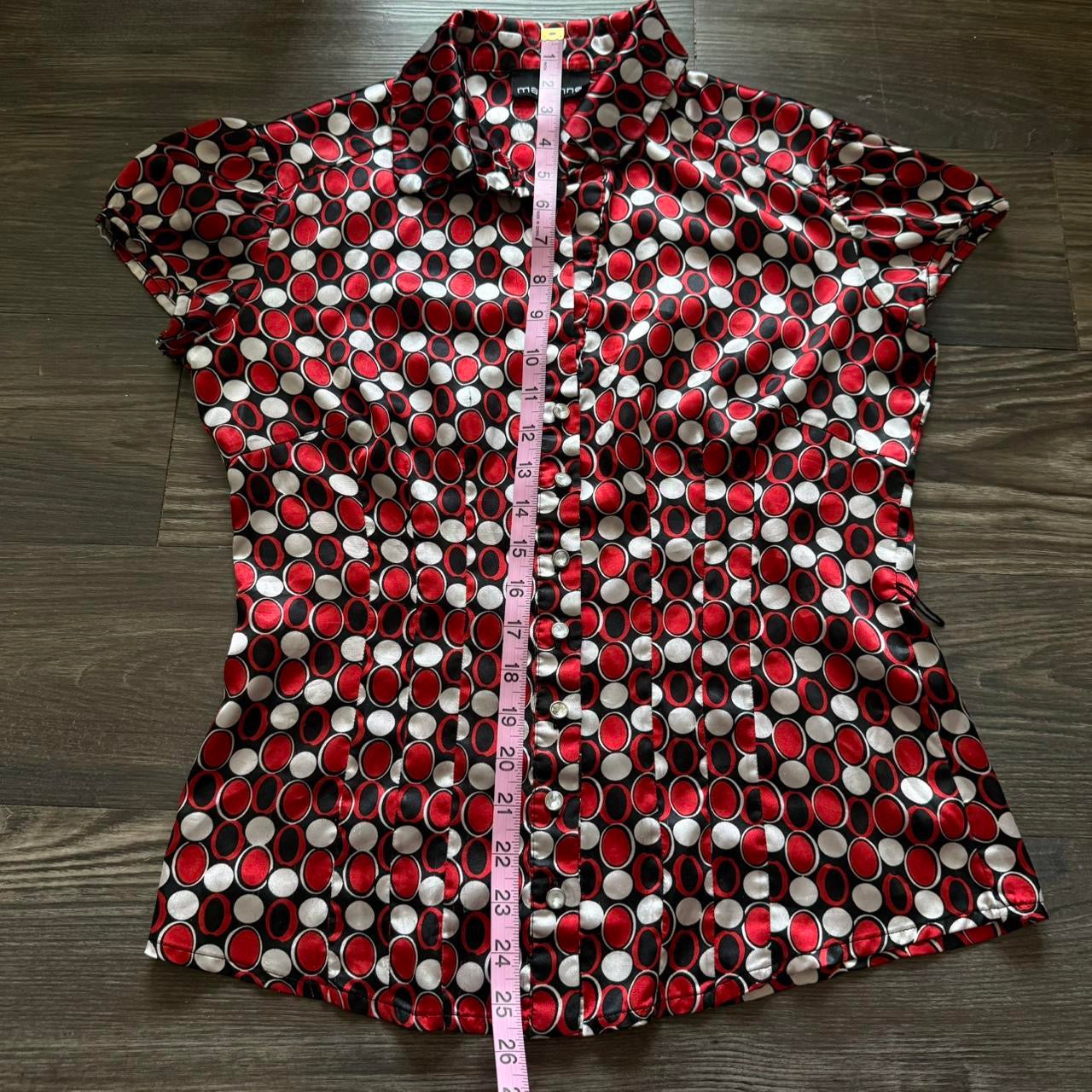 Marianne polka dot button up