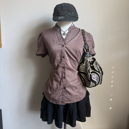 Alice’s button up top