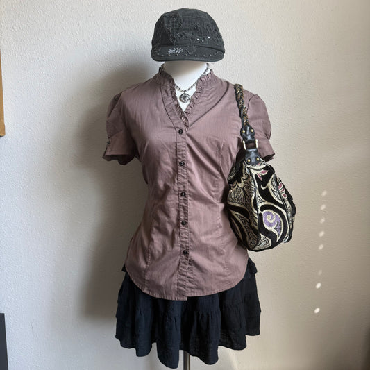 Alice’s button up top