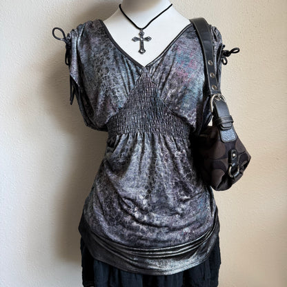 Y2K Tuscan mom top