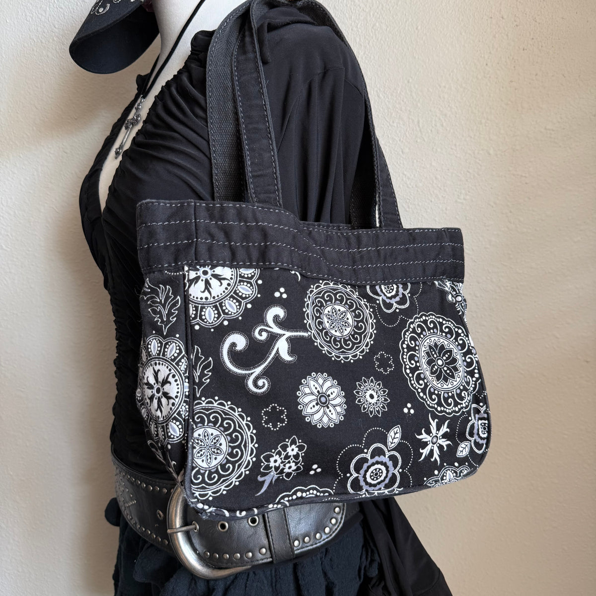 Zoe’s whimsical swirl bag