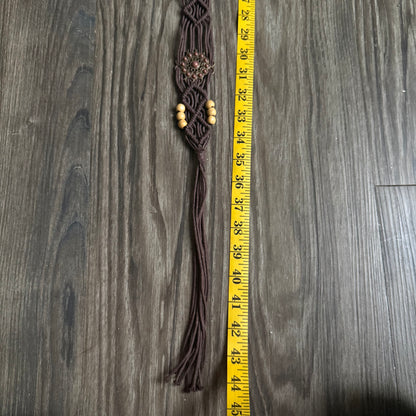 2000s brown beaded belt