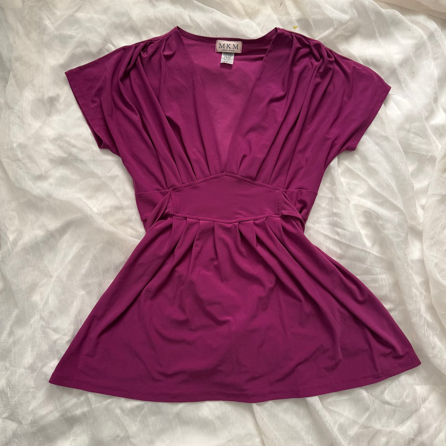 Whimsical pink fitted blouse