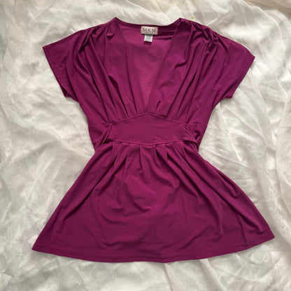 Whimsical pink fitted blouse