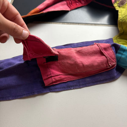 Boho patchwork crossbody bag