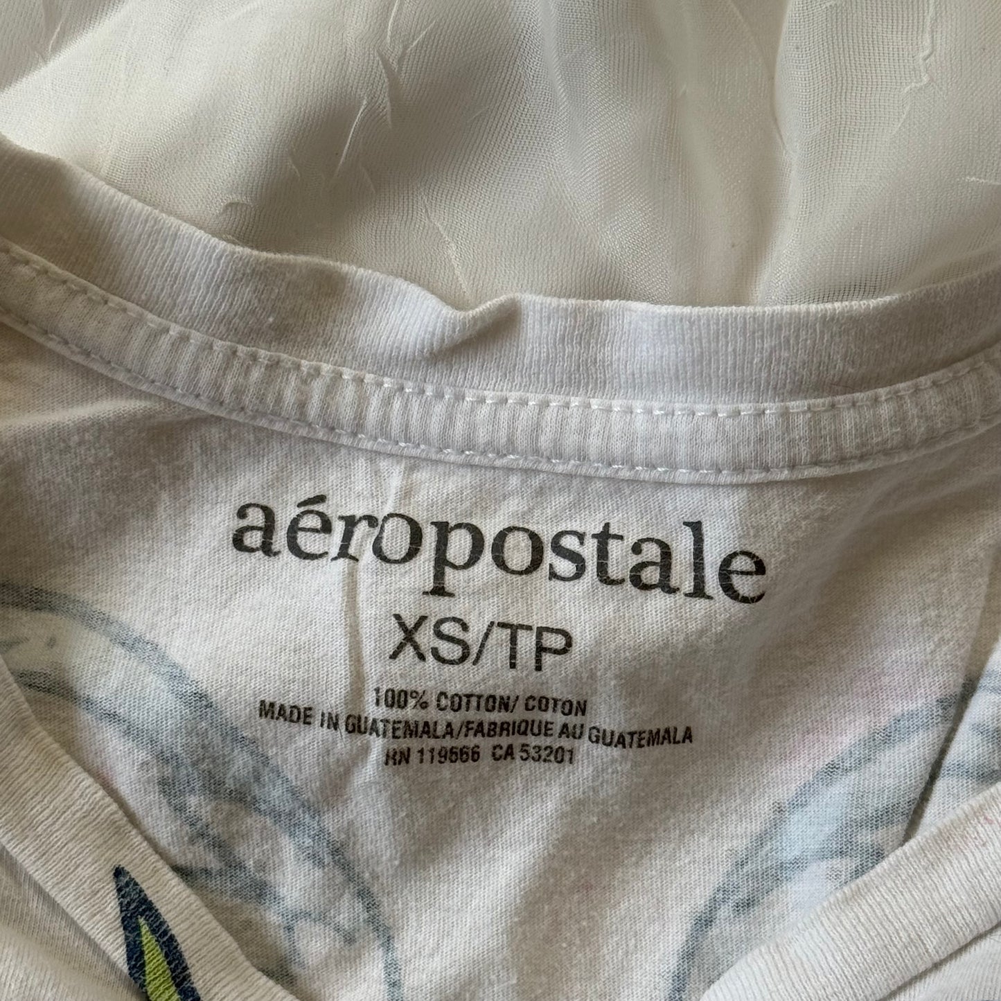 Aeropostale heart winged top