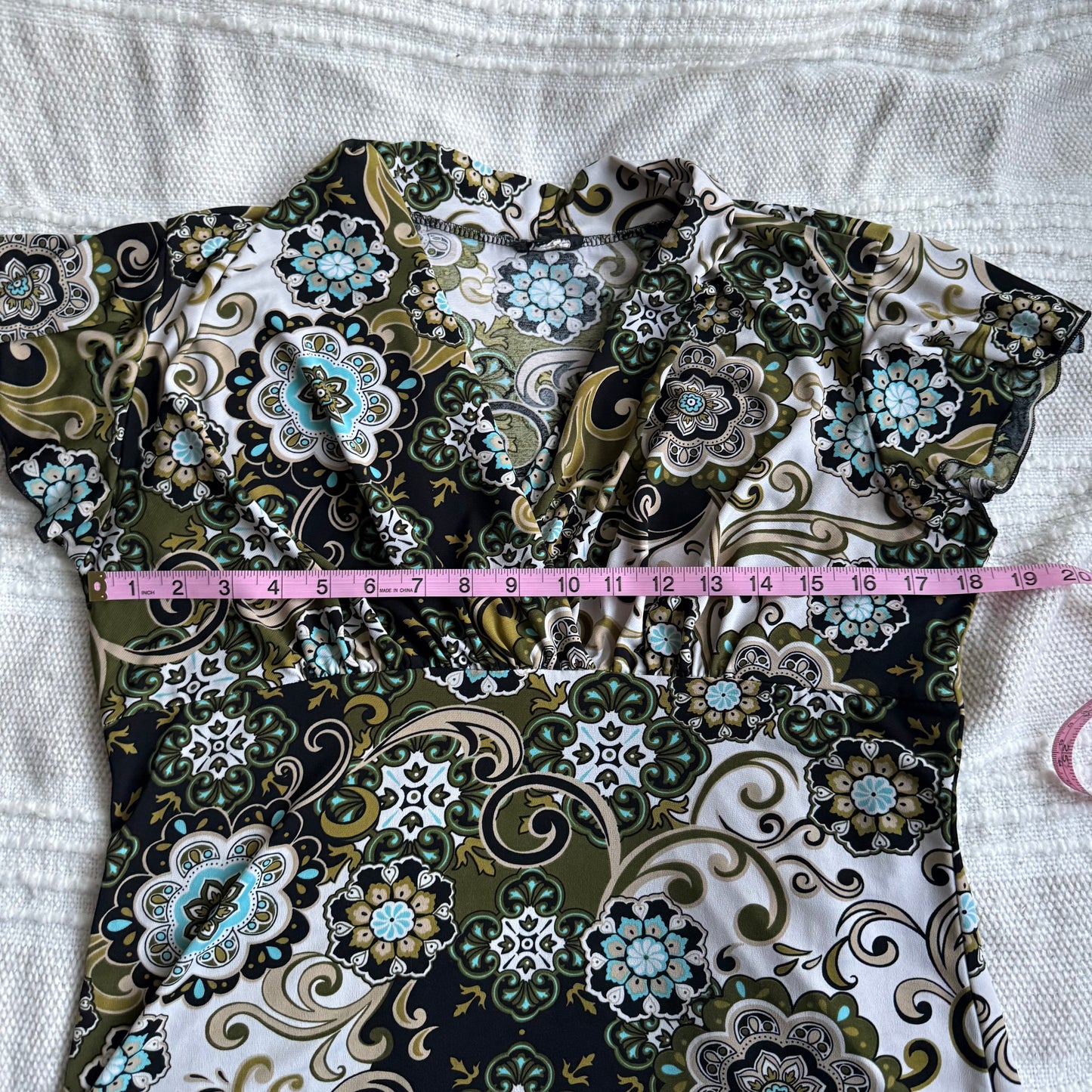 Paisley floral top