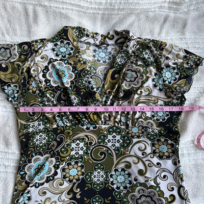 Paisley floral top