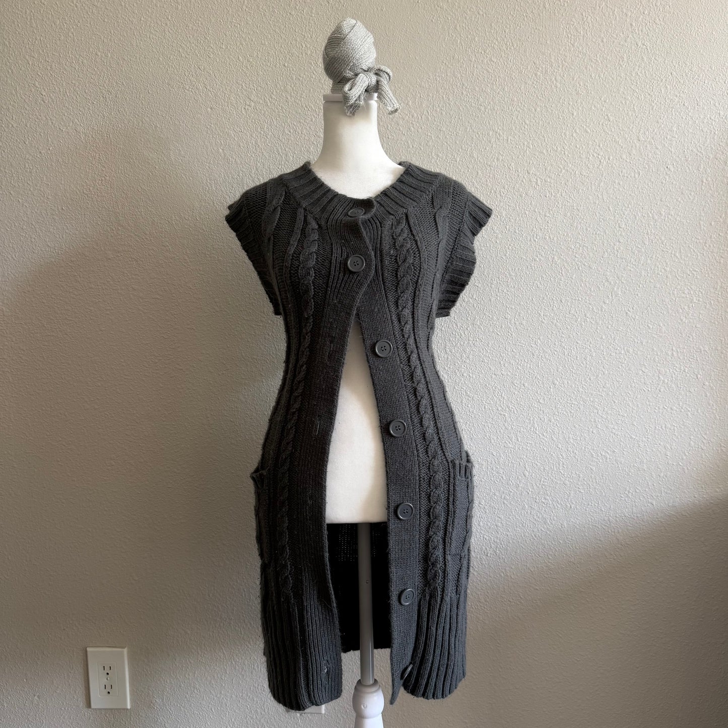 XOXO gray cardigan
