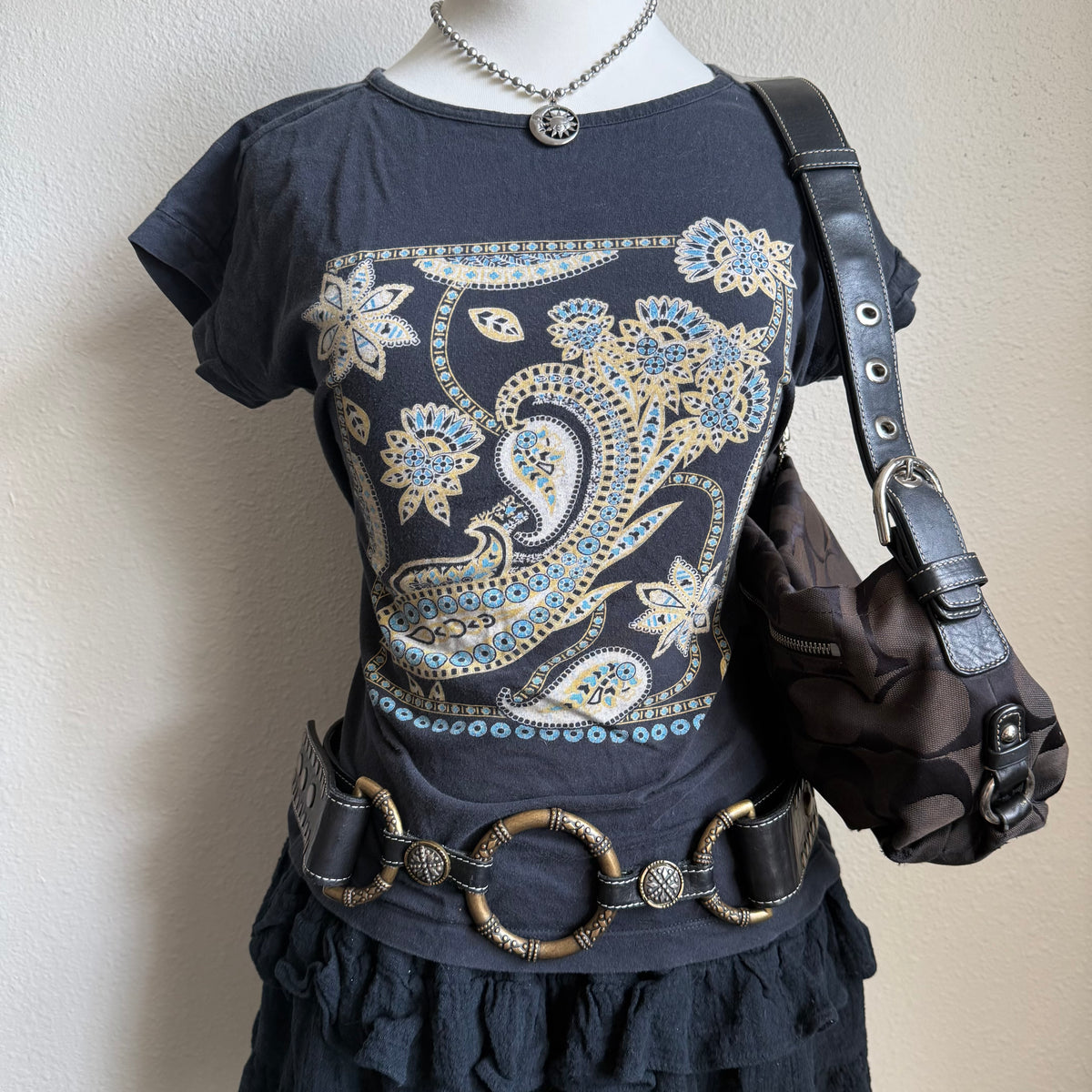 Paisley basic tee