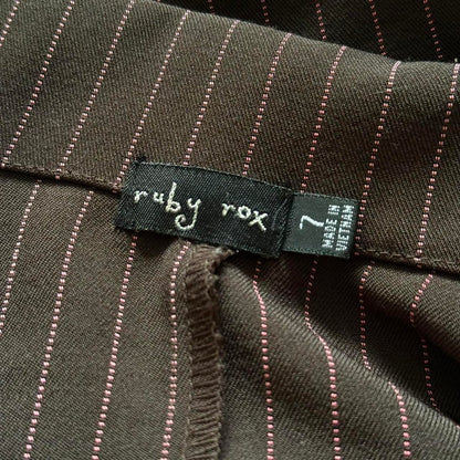 Ruby Rox striped blazer