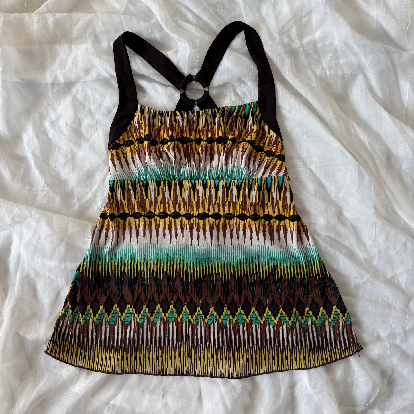 Brown fairy printed cami