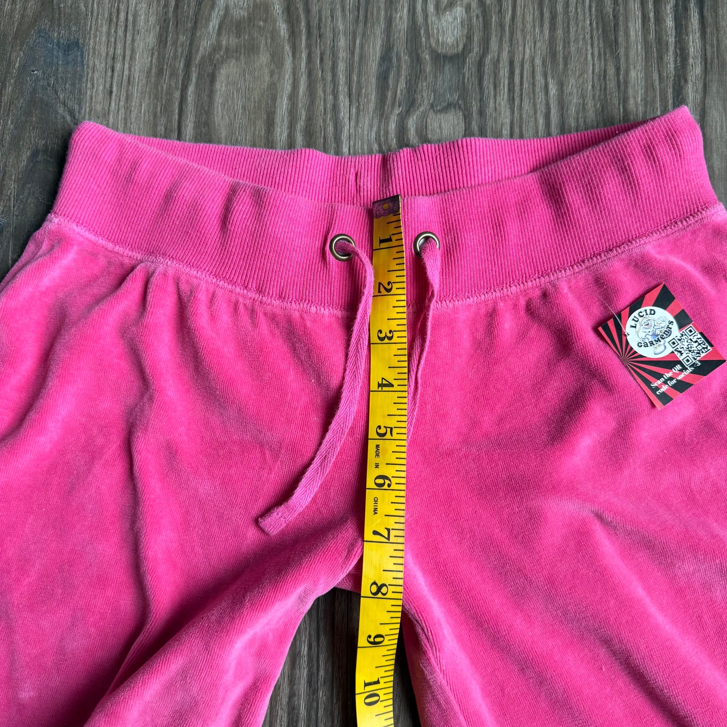Pink velvet gauchos