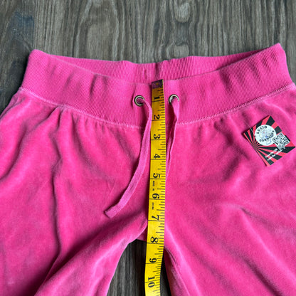 Pink velvet gauchos