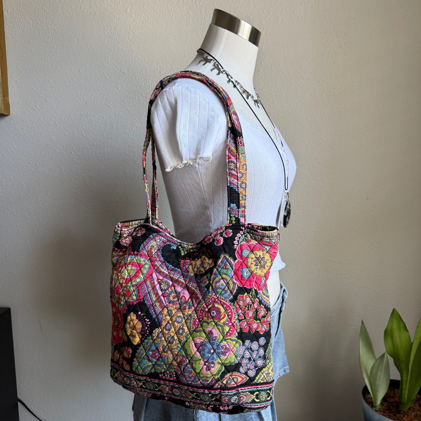 Vera Bradley quilted shoulder bag