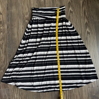 Misty’s striped maxi skirt