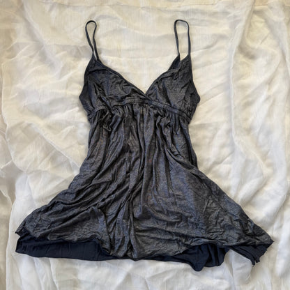 Velvet metallic cami top