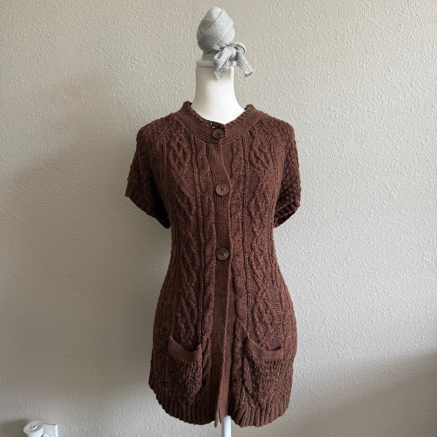 Cottage brown cardigan