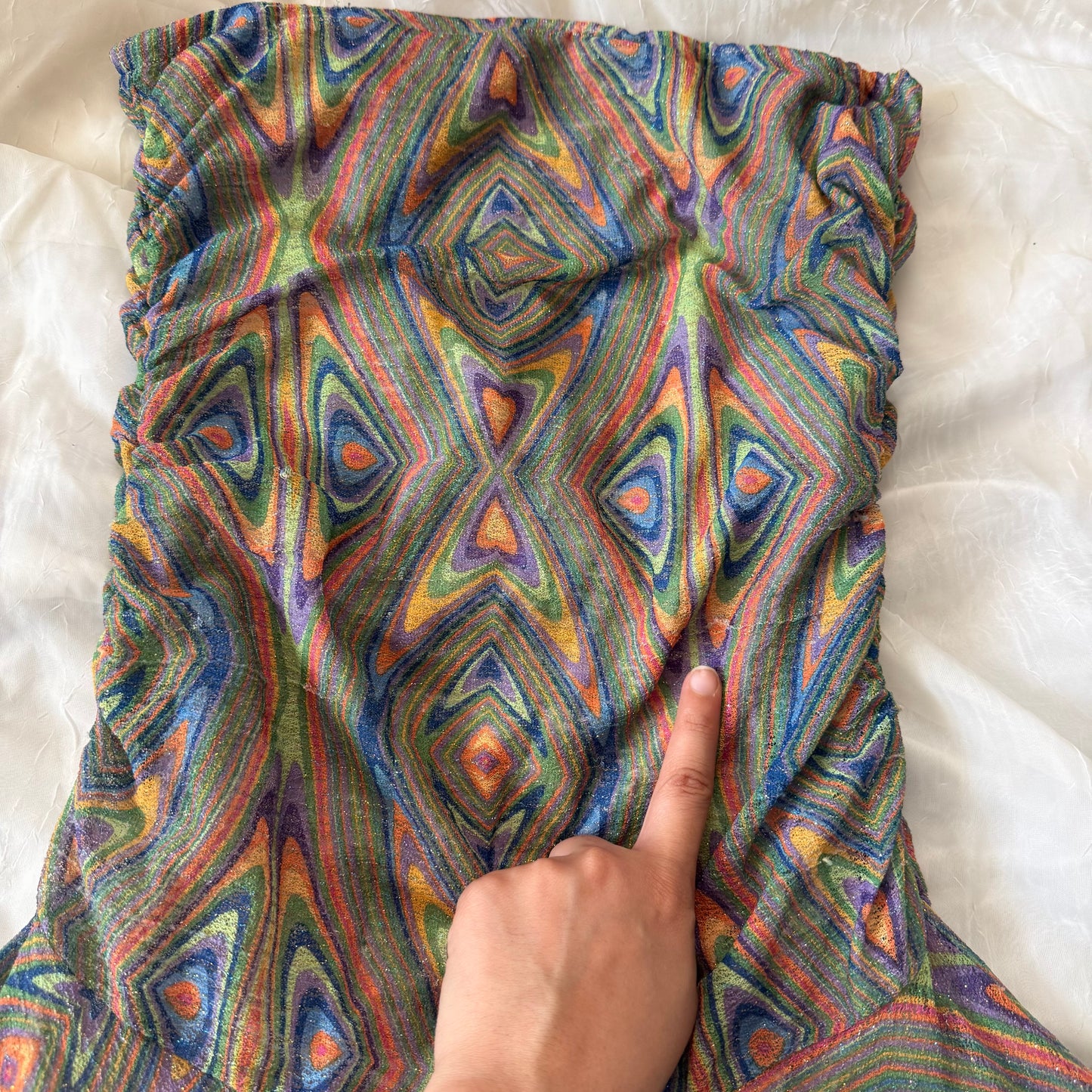 Swirly boho fairy dress