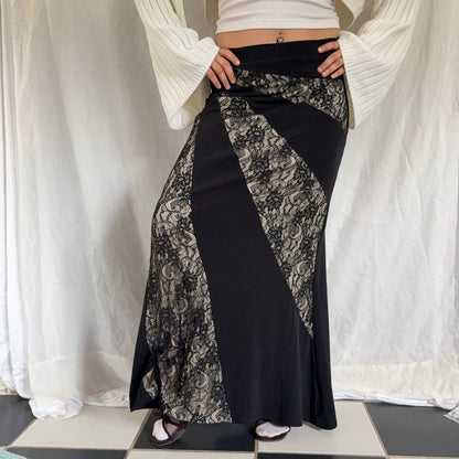 Evening lace maxi