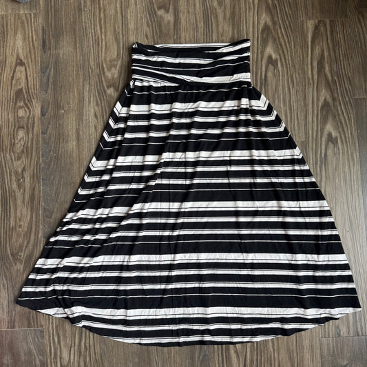 Misty’s striped maxi skirt