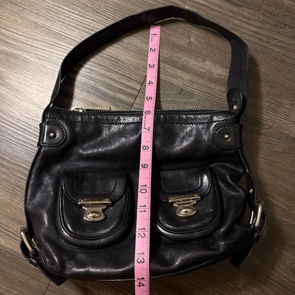 Marc Jacobs black leather shoulder bag
