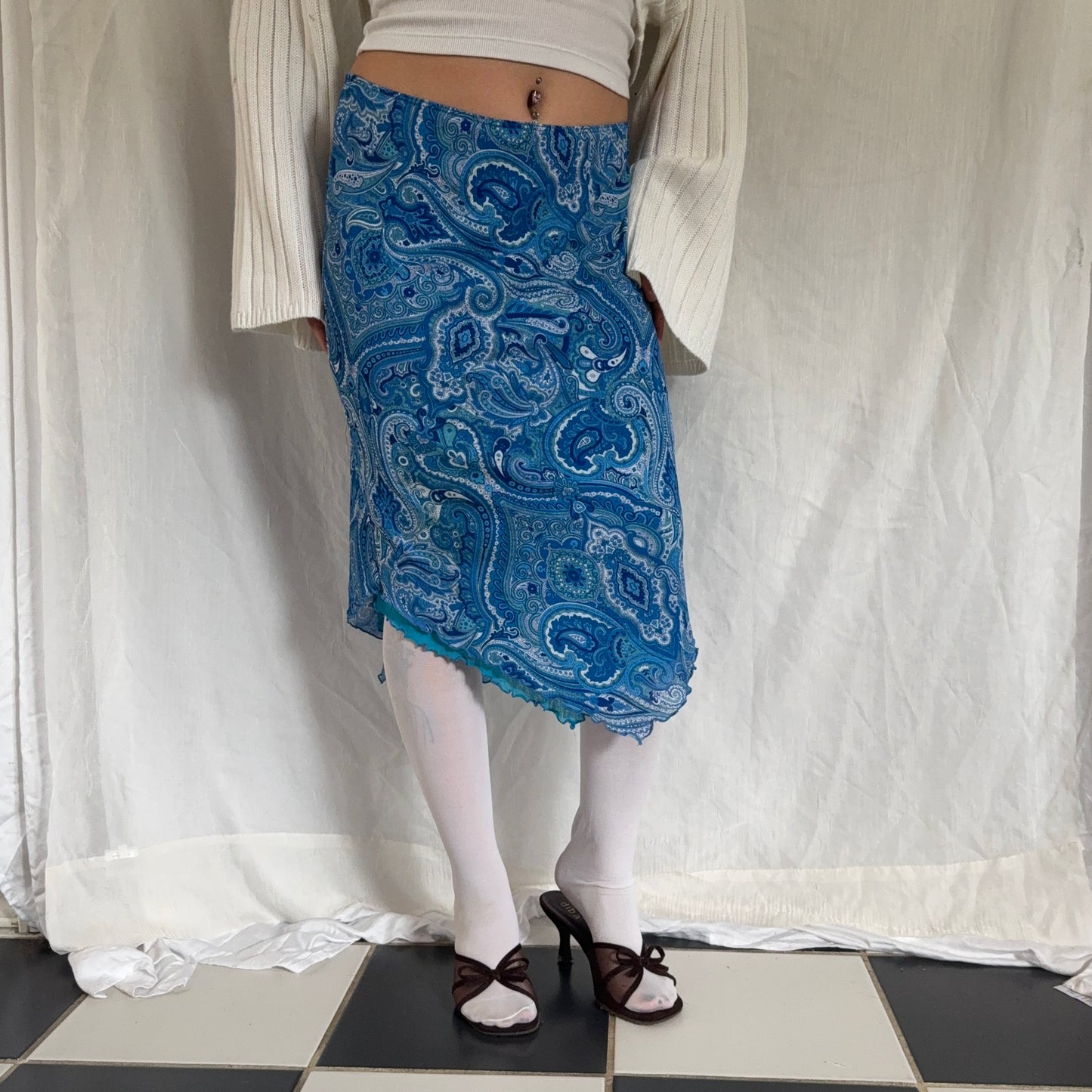 Fairy paisley boho skirt