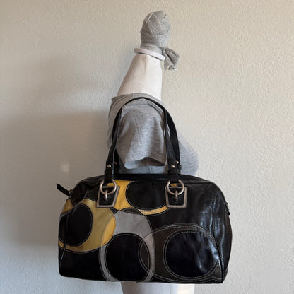 Coach monogram shoulder bag