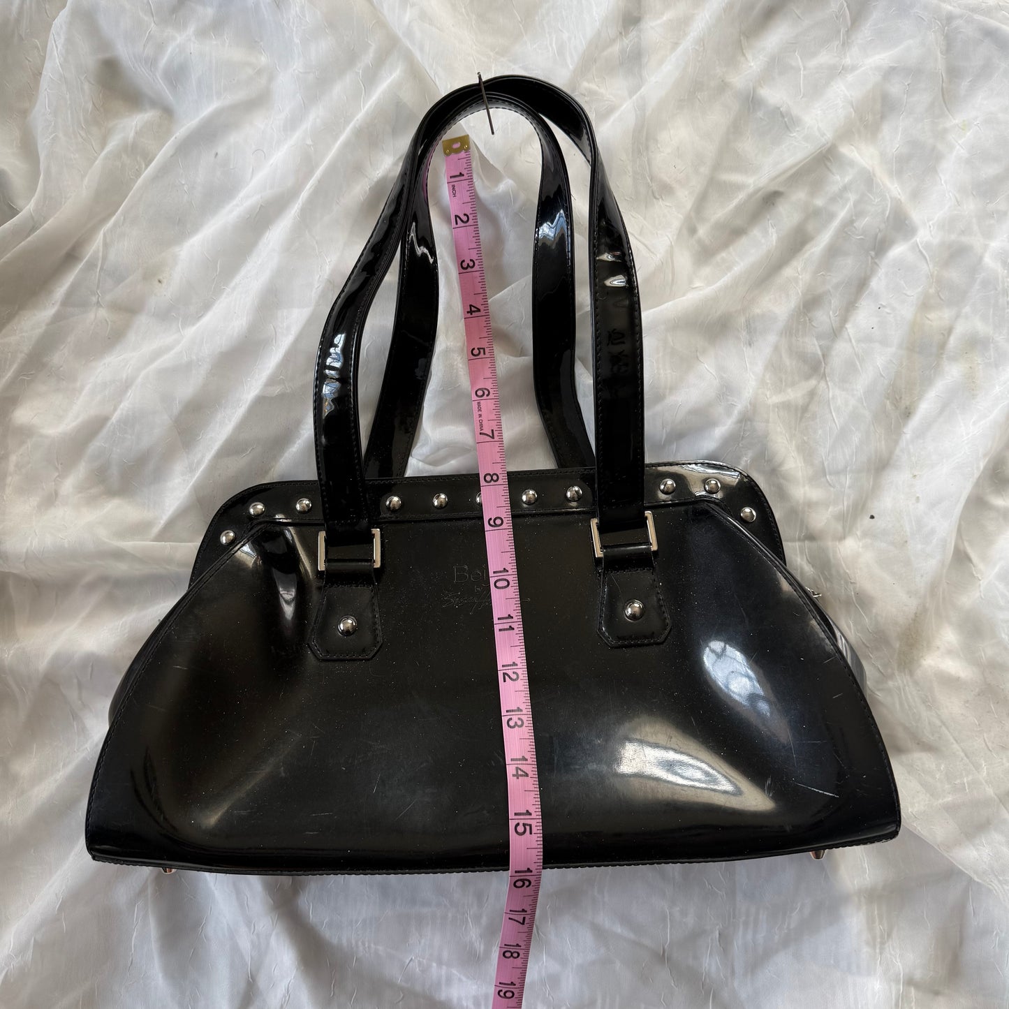 Black everyday shoulder bag