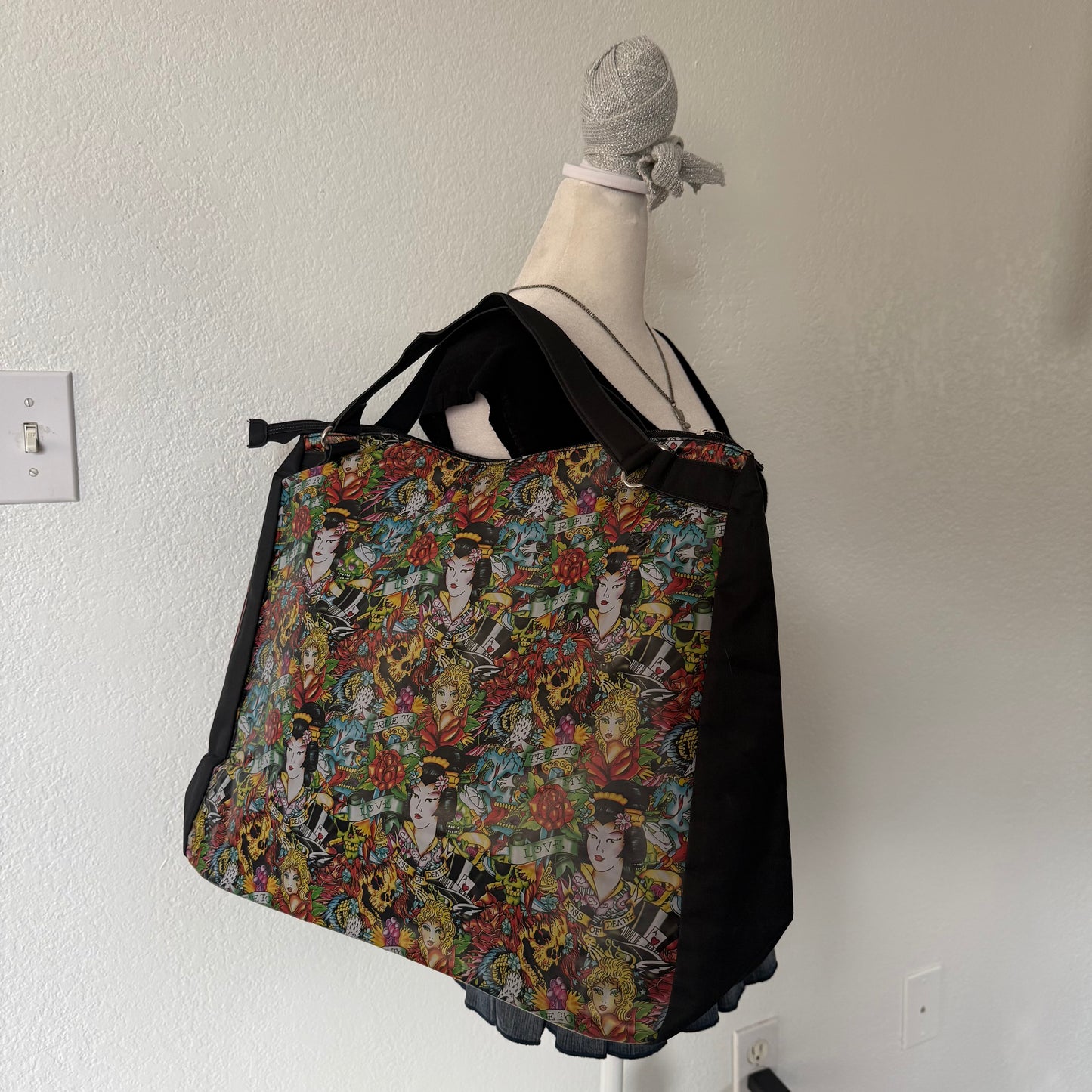 Ed Hardy oversized tote
