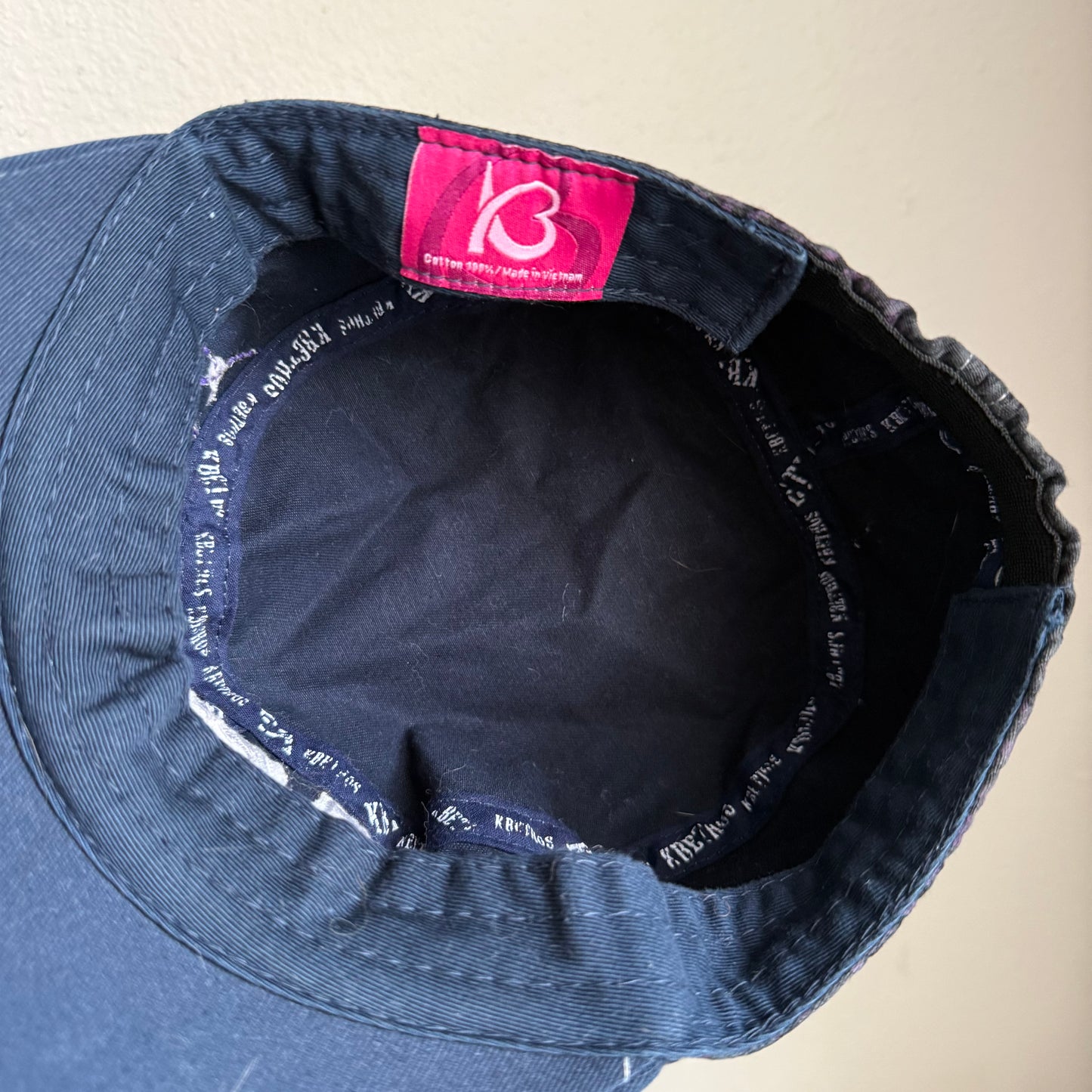 Y2K distressed cross cadet hat
