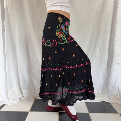 Insane fairy flower beaded maxi