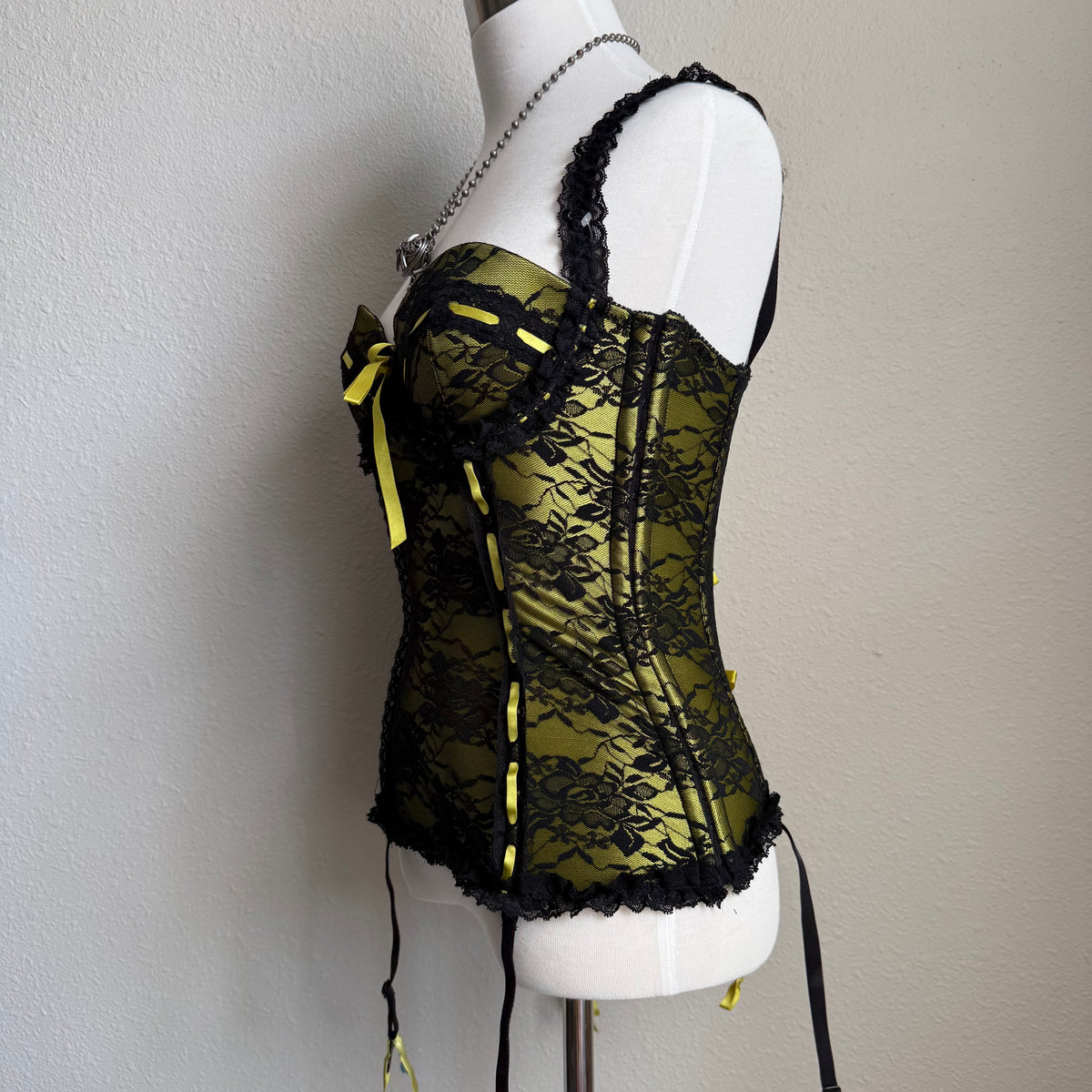 Fredrick’s of Hollywood yellow corset